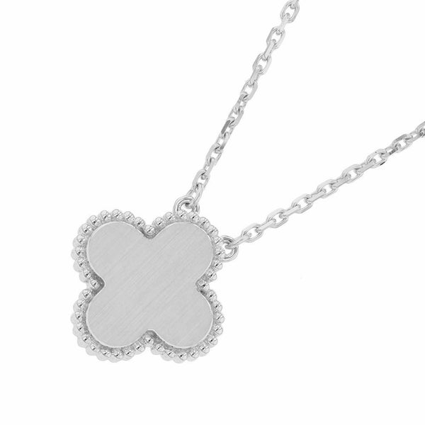 ヴァンクリーフ&アーペル ネックレス ヴィンテージ アルハンブラ ギヨシェ ダイヤ 1P K18WG/K18PG VCARPNTH00 2024年ホリデー限定