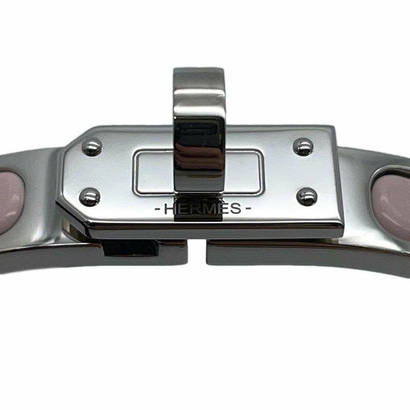 エルメス ブレスレット ミニクリック ケリー PM エナメル ローズ・カンダー/シルバー金具 HERMES