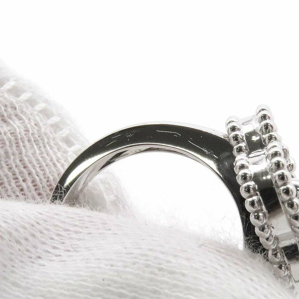 ヴァンクリーフ&アーペル リング ヴィンテージ アルハンブラ リング ギヨシェ K18WG リングサイズ47 VCARP9XI47 指輪