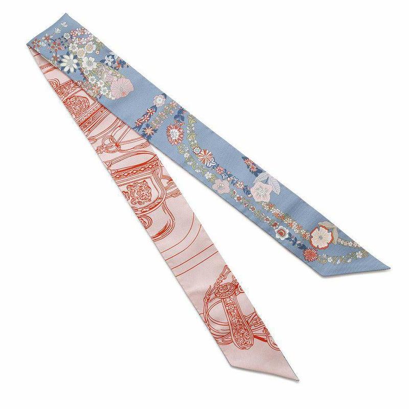 エルメス ツイリー ブリッド・ドゥ・ガラ・アン・フルール&アイライナー Brides de Gala en fleurs HERMES シルク 2025年春夏