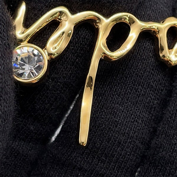 シャネル ネックレス I LOVE COCO ココマーク ラインストーン I24 S ABD430 CHANEL アクセサリー ロングネックレス