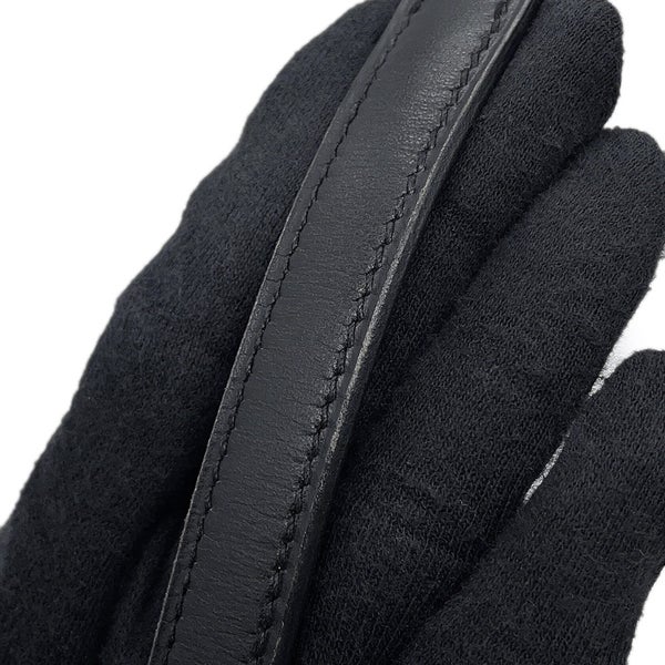 エルメス ハンドバッグ ケリー35 内縫い ブラック/シルバー金具 ボックスカーフ □F刻印 HERMES Kelly 2wayバッグ 黒