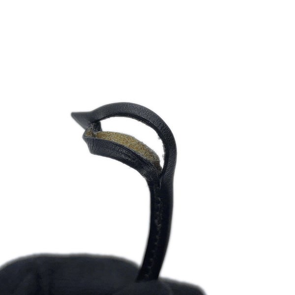 エルメス ハンドバッグ ケリー35 内縫い ブラック/シルバー金具 ボックスカーフ □F刻印 HERMES Kelly 2wayバッグ 黒