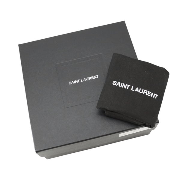サンローランパリ チェーンショルダーバッグ ノリータ ミニ ラムスキン 672738 SAINT LAURENT PARIS 白