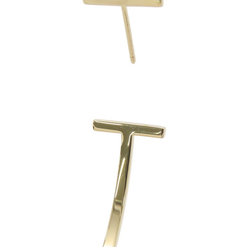 ティファニー ピアス Tワイヤー フープ エクストララージ K18YGイエローゴールド 67789962 Tiffany&Co. ジュエリー