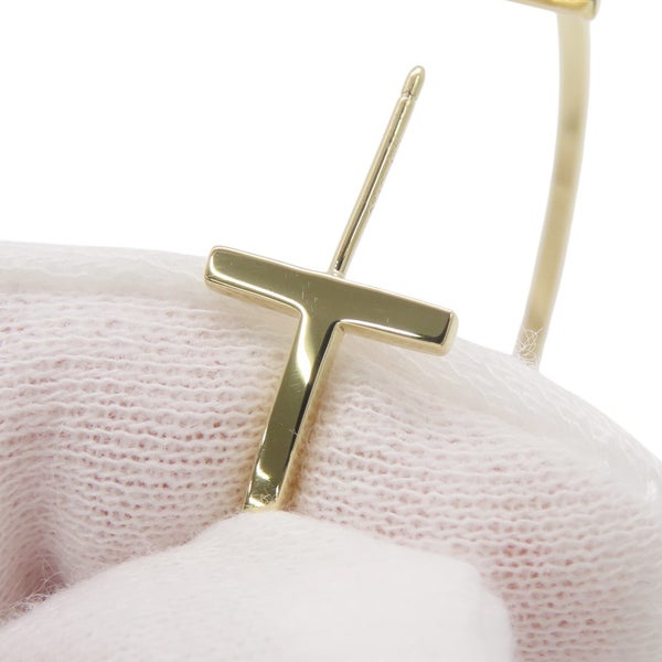 ティファニー ピアス Tワイヤー フープ エクストララージ K18YGイエローゴールド 67789962 Tiffany&Co. ジュエリー