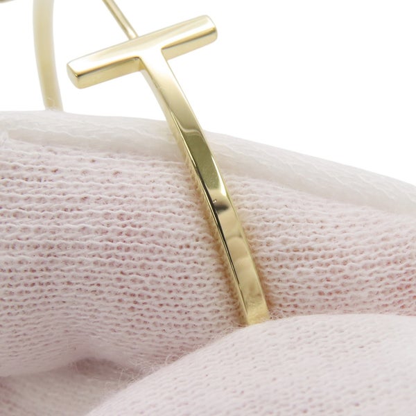 ティファニー ピアス Tワイヤー フープ エクストララージ K18YGイエローゴールド 67789962 Tiffany&Co. ジュエリー