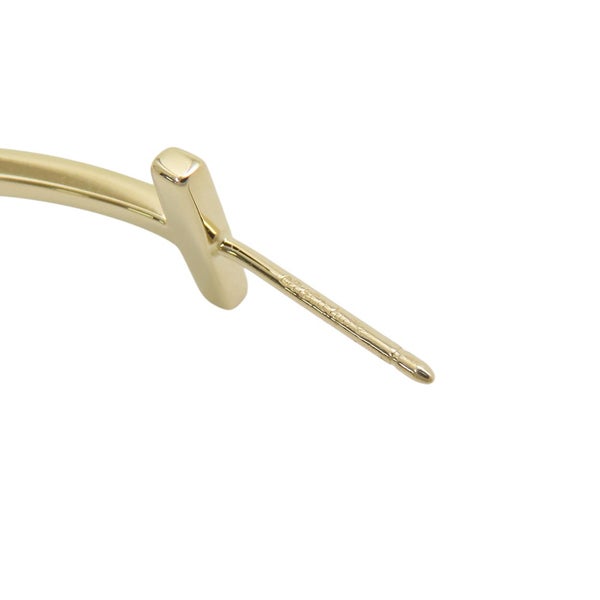 ティファニー ピアス Tワイヤー フープ エクストララージ K18YGイエローゴールド 67789962 Tiffany&Co. ジュエリー