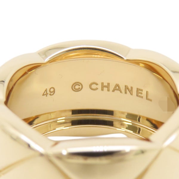 シャネル リング ココクラッシュ コレクション ラージモデル K18YGイエローゴールド リングサイズ49 J10574 CHANEL 指輪
