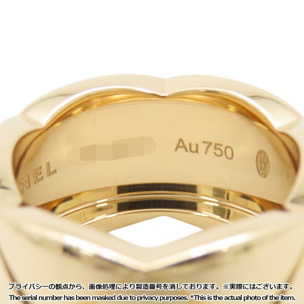 シャネル リング ココクラッシュ コレクション ラージモデル K18YGイエローゴールド リングサイズ49 J10574 CHANEL 指輪