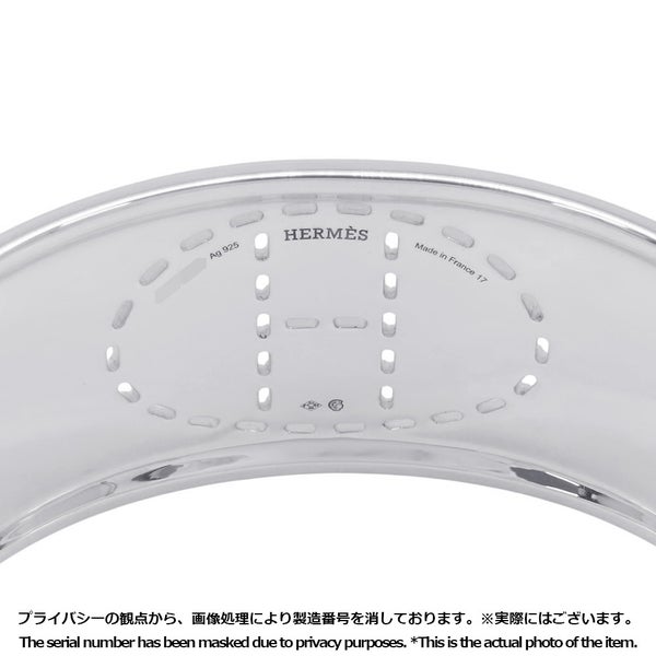 エルメス ブレスレット ポワン・セリエPM SV925シルバー サイズ17 HERMES バングル