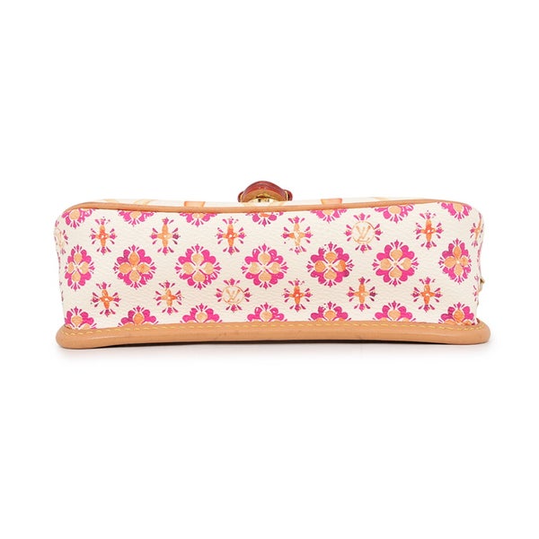 ルイヴィトン ハンドバッグ モノグラム・タイル バイ・ザ・プール ナノ・ディアヌ M83621 LOUIS VUITTON ヴィトン 2way 白