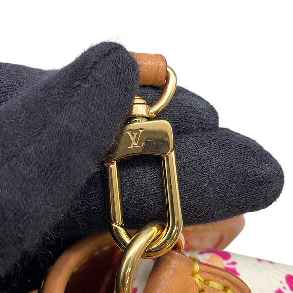 ルイヴィトン ハンドバッグ モノグラム・タイル バイ・ザ・プール ナノ・ディアヌ M83621 LOUIS VUITTON ヴィトン 2way 白