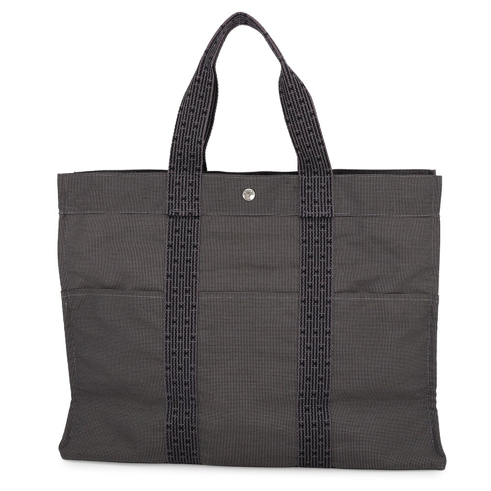 ■エルメス HERMES■ エールライン トートGM キャンバス 大容量 トート エルメス ハンドバッグ エールライントートGM キャンバス HERMES