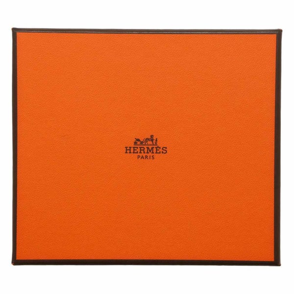 エルメス コインケース アザップコンパクト シルクイン チャイ/シルバー金具 ヴォーエプソン U刻印