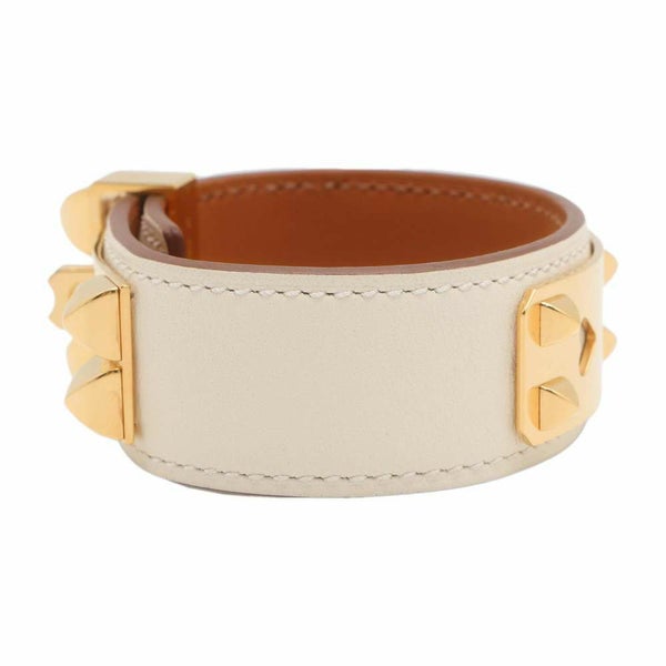 エルメス ブレスレット コリエ・ド・シアン 24 クレ/ゴールド金具 スイフト Z刻印 サイズT2