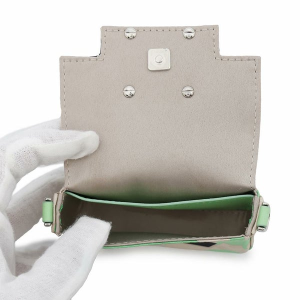 フェンディ バッグチャーム ナノバケットチャーム サテン 7AR996 FENDI