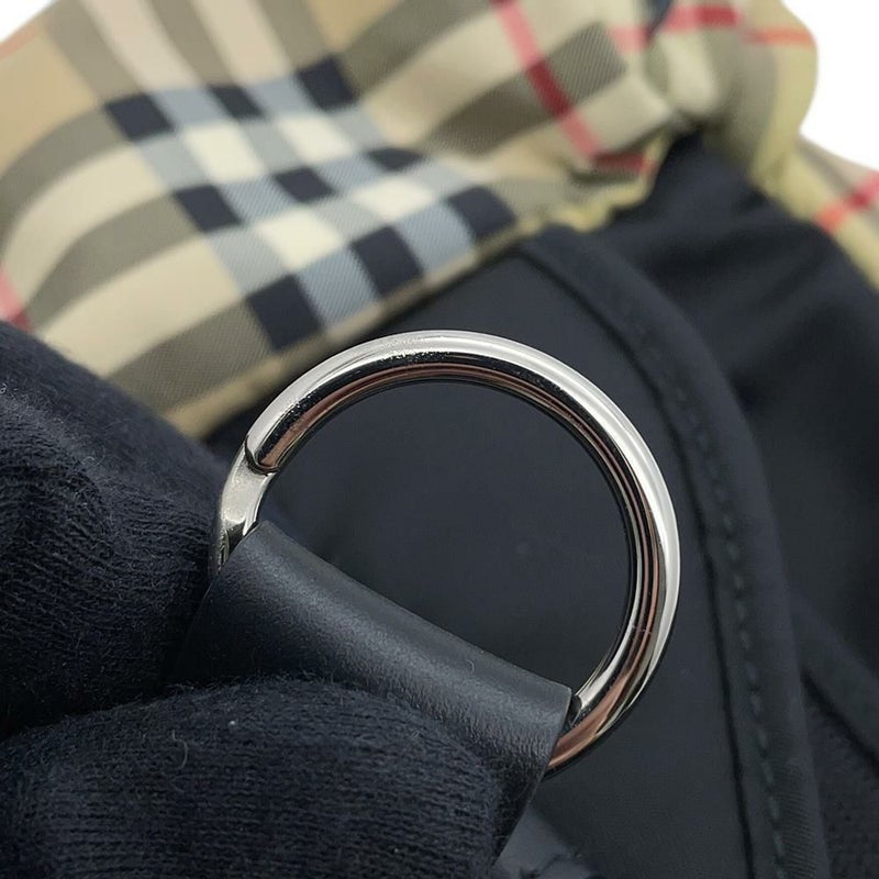 バーバリー ボディバッグ ノバチェック ナイロン 8013645 BURBERRY バッグ 黒