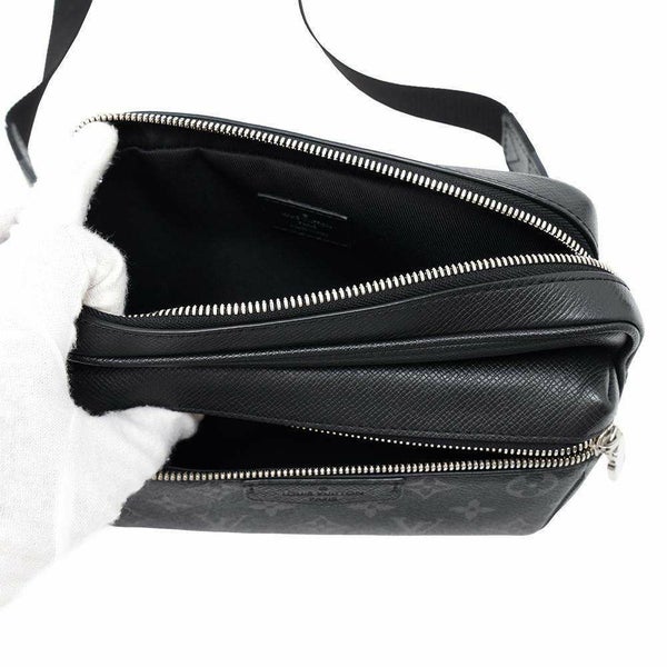 ルイヴィトン ボディバッグ モノグラム・エクリプス タイガ バムバッグ・アウトドア M30245 ブラック 黒 タイガラマ