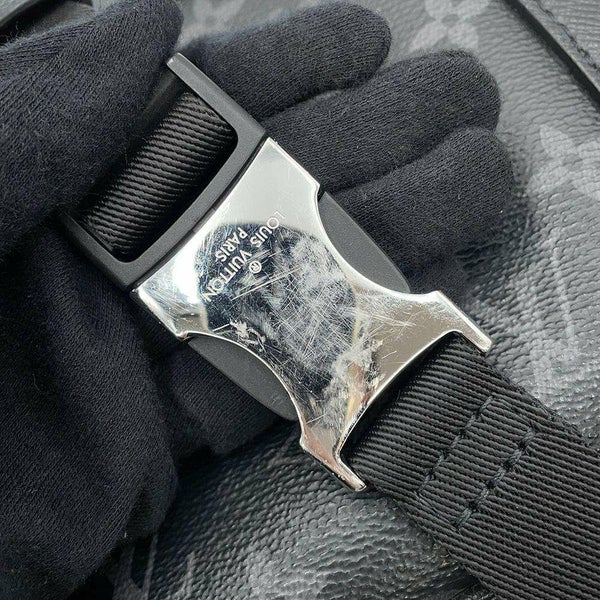 ルイヴィトン ボディバッグ モノグラム・エクリプス タイガ バムバッグ・アウトドア M30245 ブラック 黒 タイガラマ