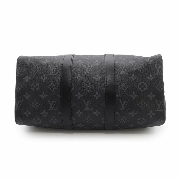 ルイヴィトン ハンドバッグ モノグラム・エクリプス リバース キーポル・バンドリエール35 M46655 2way ブラック 黒