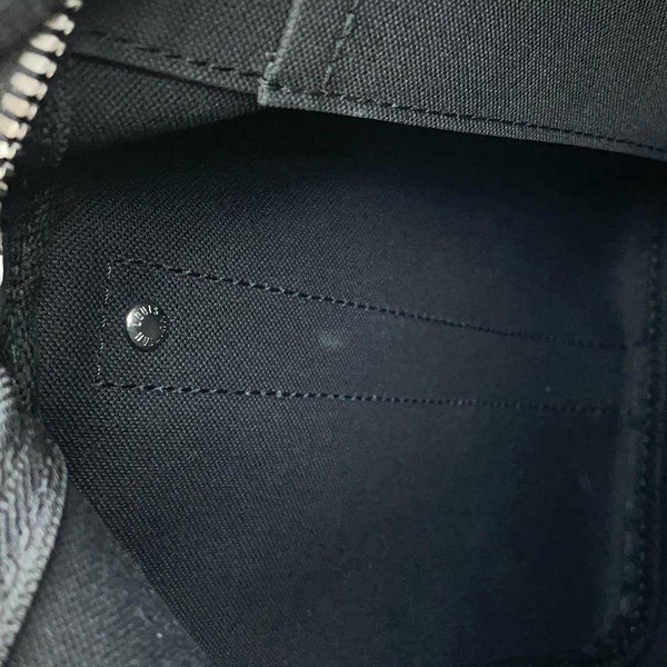 ルイヴィトン ハンドバッグ モノグラム・エクリプス リバース キーポル・バンドリエール35 M46655 2way ブラック 黒