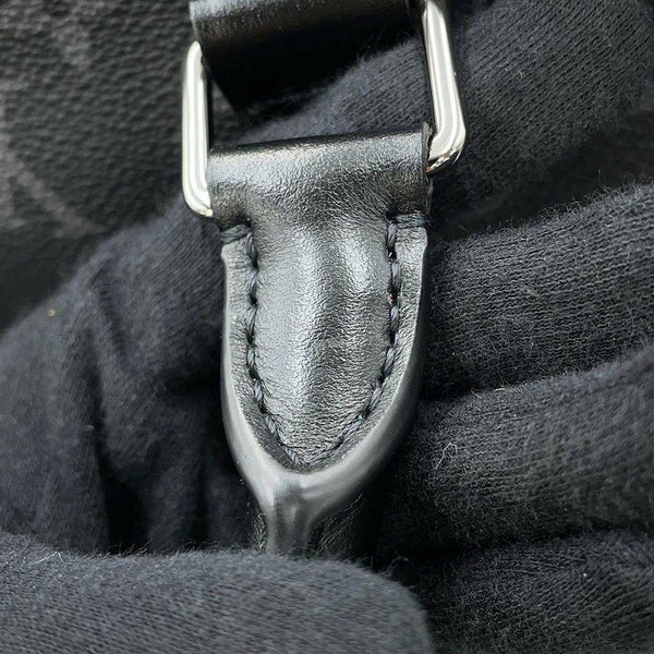 ルイヴィトン ハンドバッグ モノグラム・エクリプス リバース キーポル・バンドリエール35 M46655 2way ブラック 黒