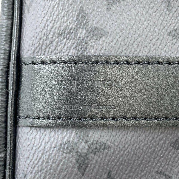 ルイヴィトン ハンドバッグ モノグラム・エクリプス リバース キーポル・バンドリエール35 M46655 2way ブラック 黒