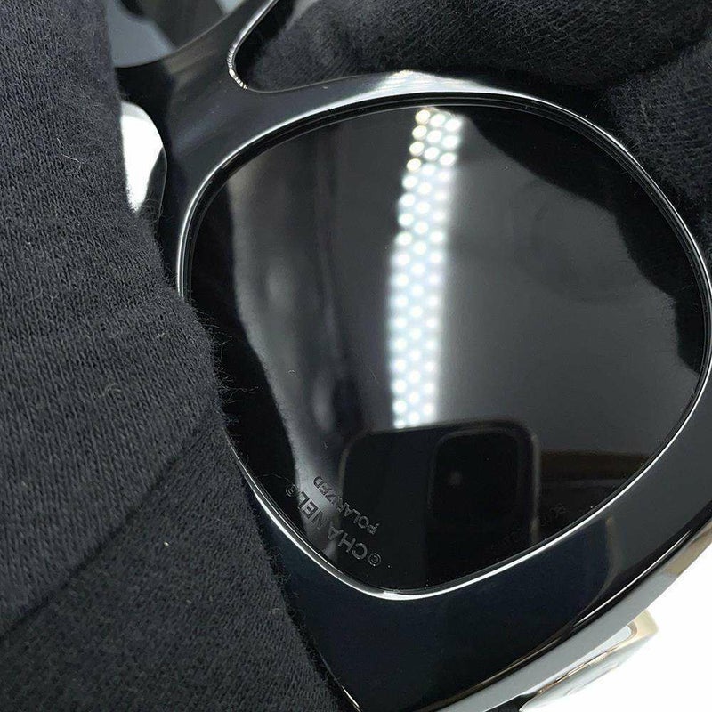 シャネル サングラス ココマーク ハートモチーフ スクエア シェイプ アイウェア A71589 CHANEL 黒