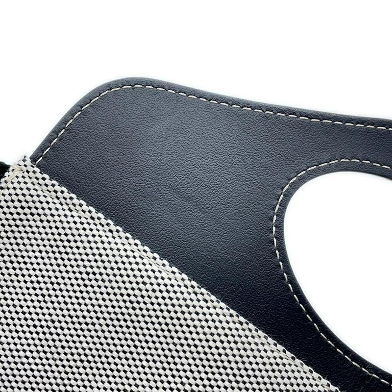 バーバリー クラッチバッグ ホースフェリー ロゴ キャンバス BURBERRY バッグ 黒