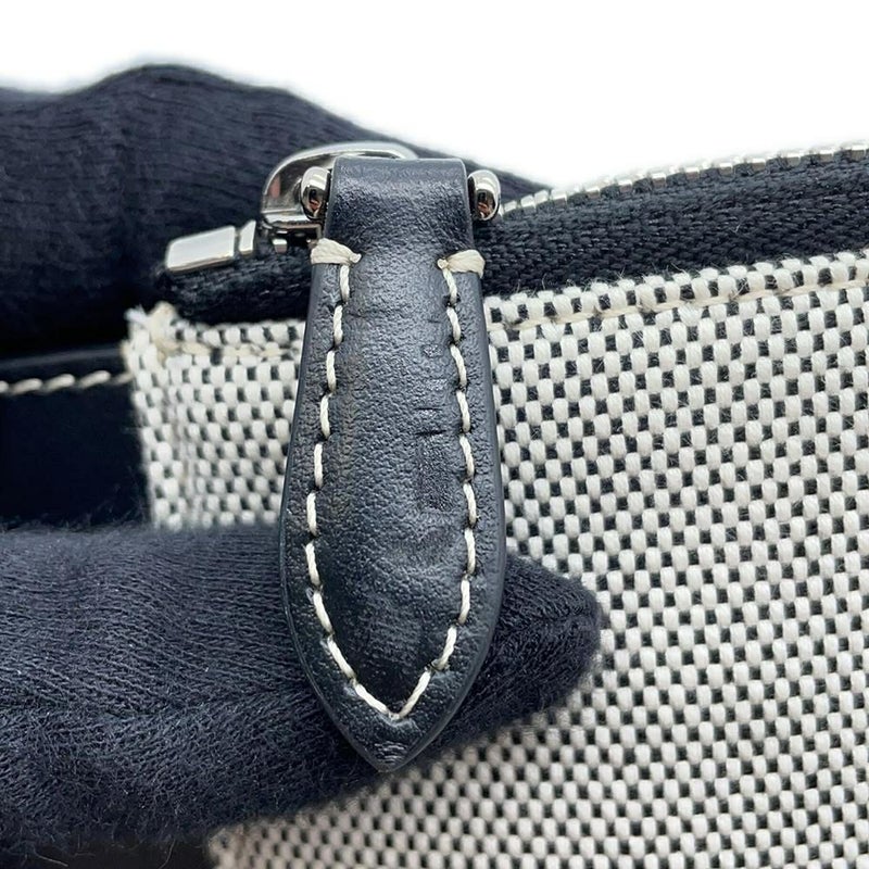 バーバリー クラッチバッグ ホースフェリー ロゴ キャンバス BURBERRY バッグ 黒