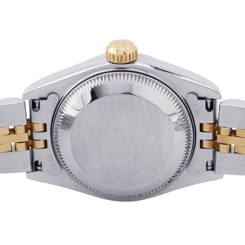 ロレックス デイトジャスト W番 SS/K18YG 69173 ROLEX 腕時計 白文字盤