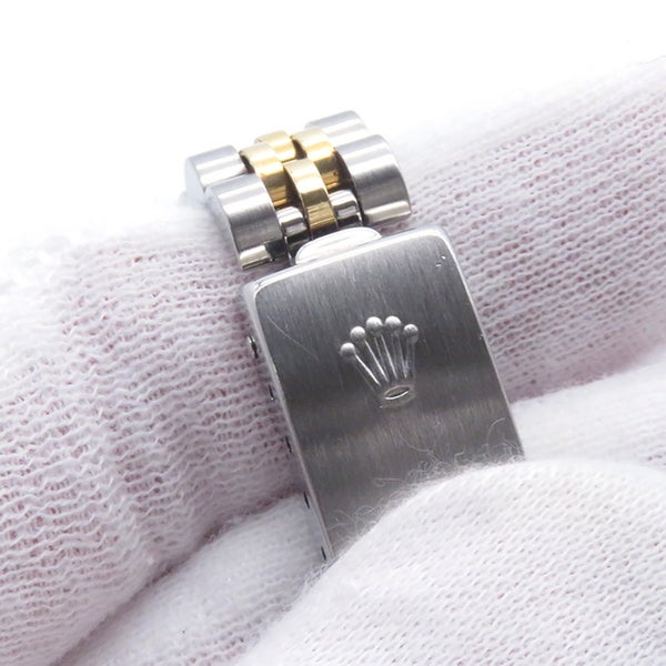 ロレックス デイトジャスト W番 SS/K18YG 69173 ROLEX 腕時計 白文字盤