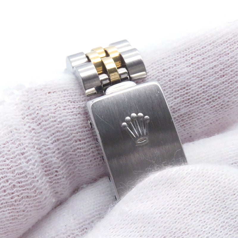 ロレックス デイトジャスト W番 SS/K18YG 69173 ROLEX 腕時計 白文字盤