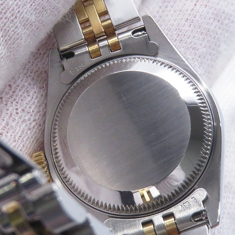 ロレックス デイトジャスト W番 SS/K18YG 69173 ROLEX 腕時計 白文字盤