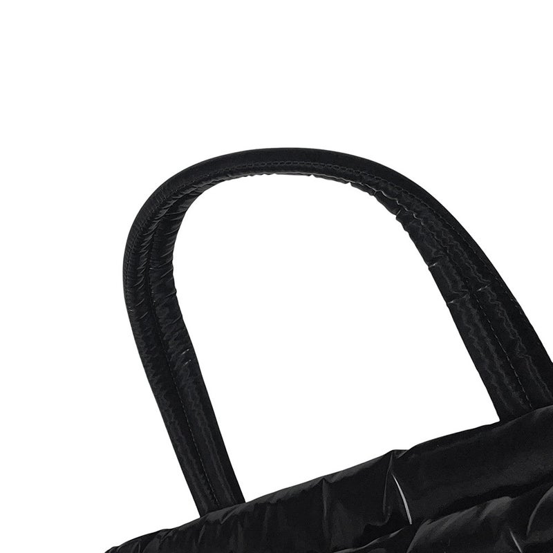 サンローランパリ トートバッグ ワイド パファー ロゴ ナイロン 756269 SAINT LAURENT PARIS バッグ 黒