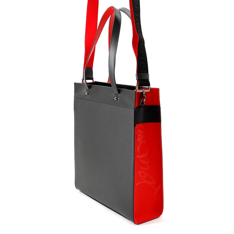 クリスチャン・ルブタン トートバッグ ルイストート Ruistote スタッズ 1225141 Christian Louboutin 2wayショルダー 黒