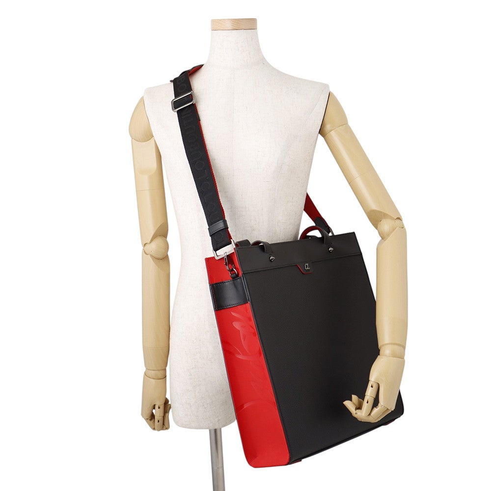 クリスチャン・ルブタン トートバッグ ルイストート Ruistote スタッズ 1225141 Christian Louboutin 黒 2way クリスチャン・ルブタン トートバッグ ルイストート Ruistote スタッズ