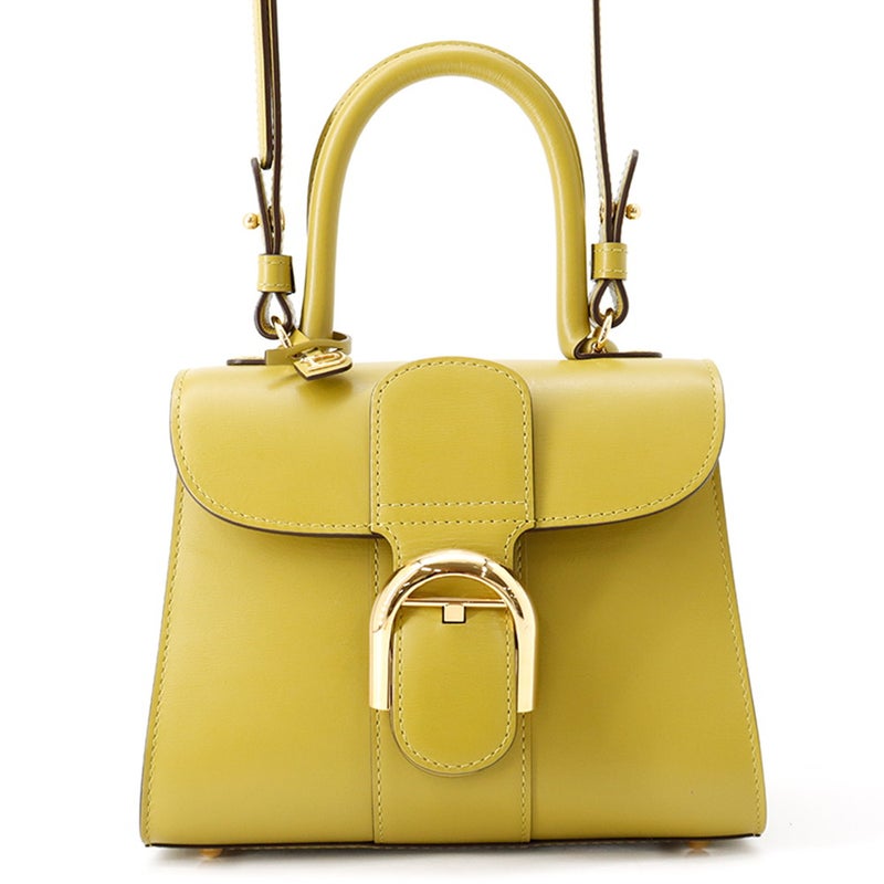 デルヴォー ハンドバッグ ブリヨン ミニ ボックスカーフレザー AA0406AAM062ADO Delvaux 2way