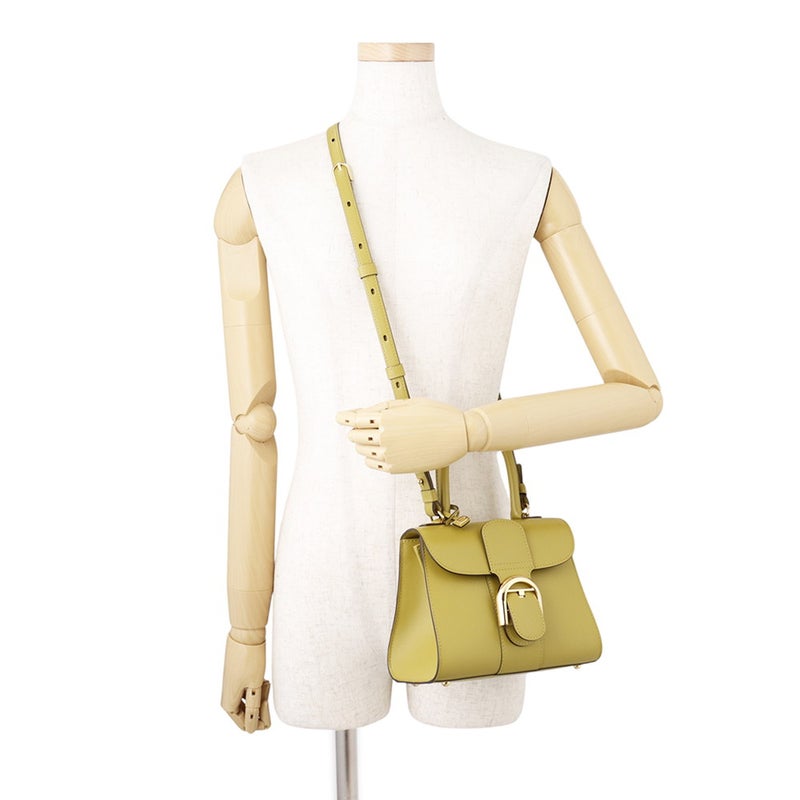 デルヴォー ハンドバッグ ブリヨン ミニ ボックスカーフレザー AA0406AAM062ADO Delvaux 2way