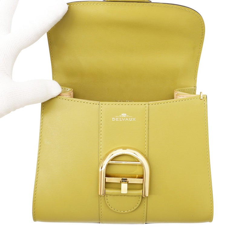 デルヴォー ハンドバッグ ブリヨン ミニ ボックスカーフレザー AA0406AAM062ADO Delvaux 2way