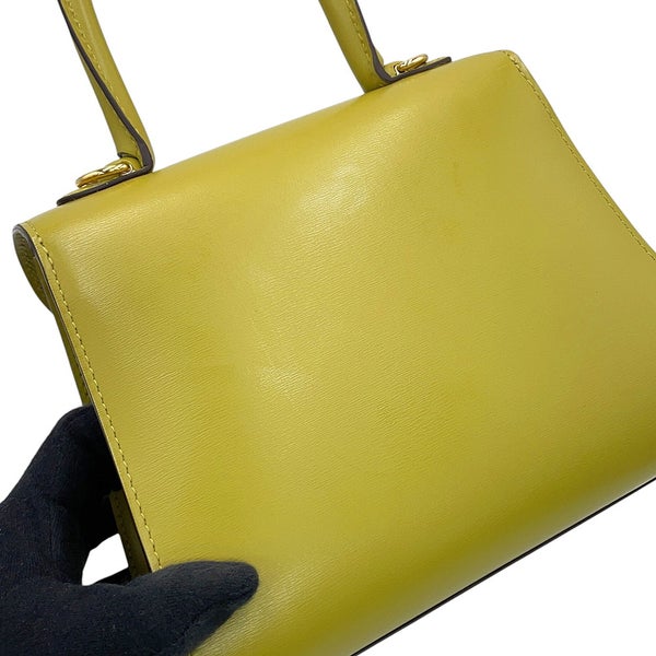 デルヴォー ハンドバッグ ブリヨン ミニ ボックスカーフレザー AA0406AAM062ADO Delvaux 2way