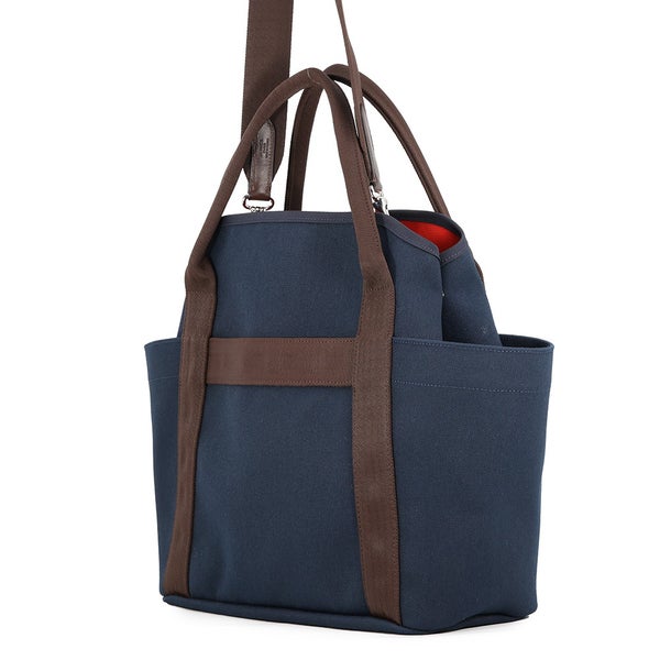 エルメス サックドパンサージュ グルーム SAC DE PANSAGE GROOM ネイビー/フー C刻印 HERMES ２way