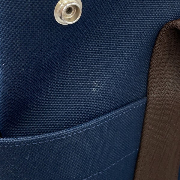 エルメス サックドパンサージュ グルーム SAC DE PANSAGE GROOM ネイビー/フー C刻印 HERMES ２way