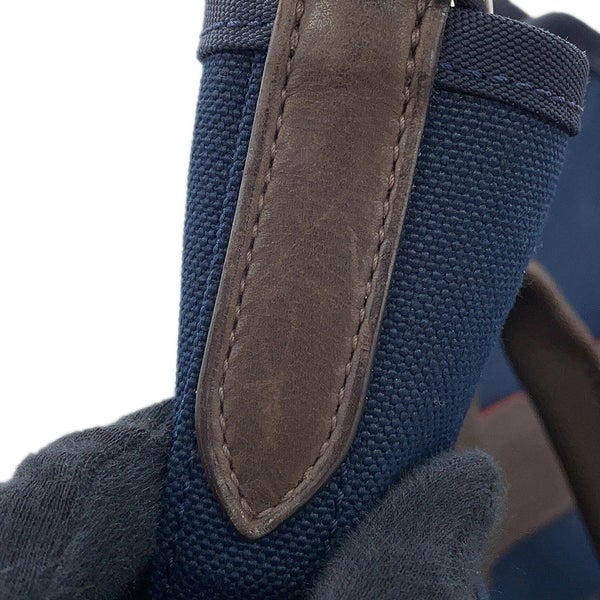 エルメス サックドパンサージュ グルーム SAC DE PANSAGE GROOM ネイビー/フー C刻印 HERMES ２way