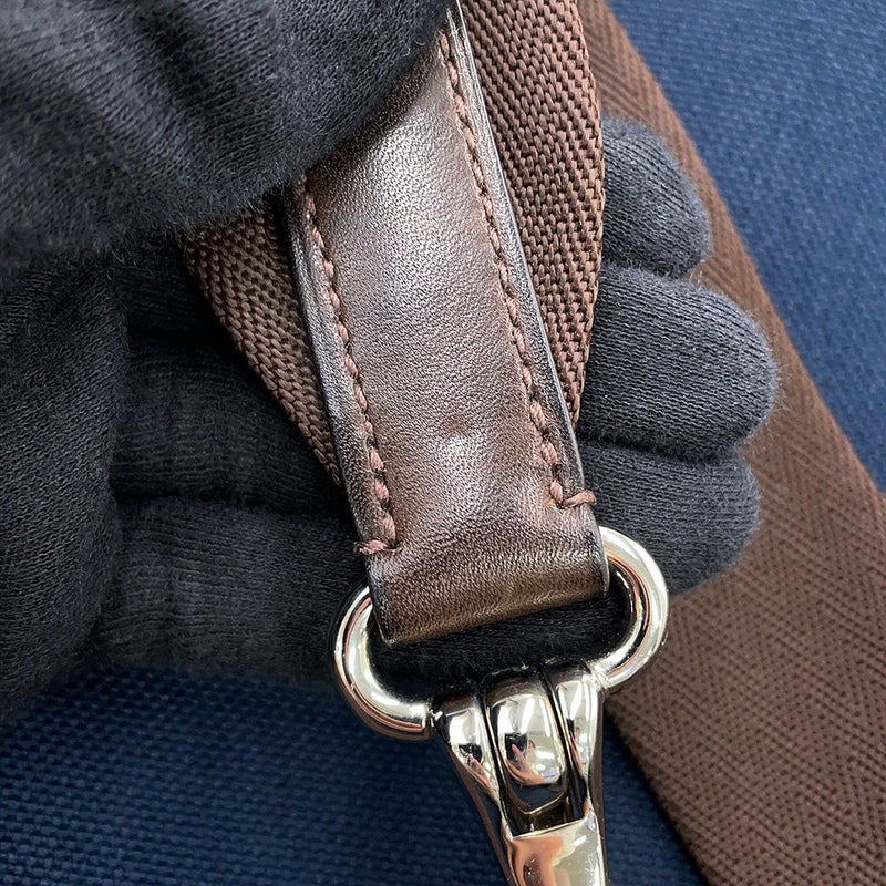 エルメス サックドパンサージュ グルーム SAC DE PANSAGE GROOM ネイビー/フー C刻印 HERMES ２way