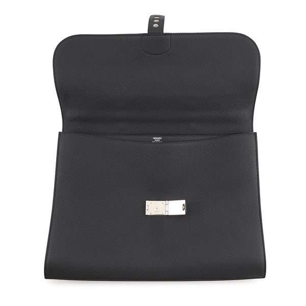 エルメス ビジネスバッグ サックアデペッシュ38 プロン/シルバー金具 トゴ T刻印 メンズ