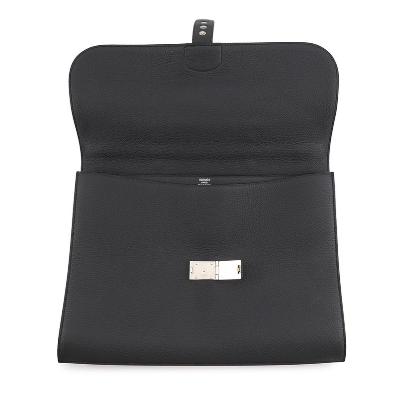 エルメス ビジネスバッグ サックアデペッシュ38 プロン/シルバー金具 トゴ T刻印 メンズ