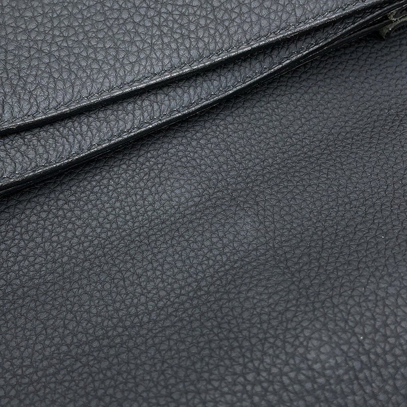 エルメス ビジネスバッグ サックアデペッシュ38 プロン/シルバー金具 トゴ T刻印 メンズ