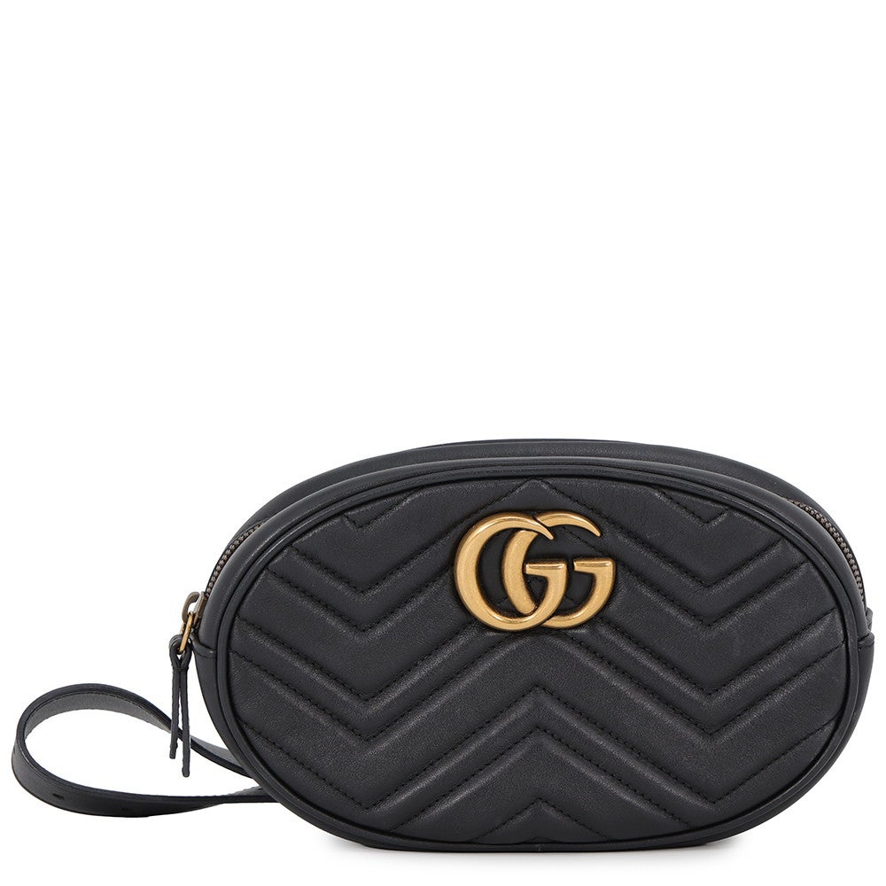 グッチ ボディバッグ GGマーモント レザー 491294 GUCCI ベルトバッグ